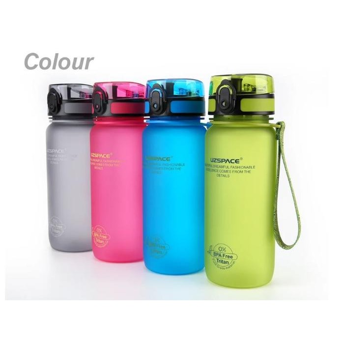 UZSPACE Botol Minum Olahraga Sports Water Bottles Gym Bottle Portable