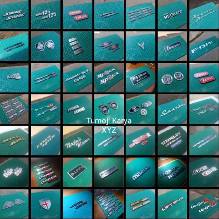 emblem custom alumunium