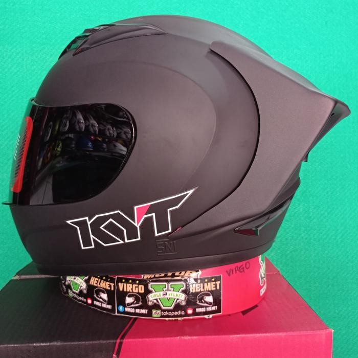 PREMIUM spoiler 3d kyt r10 smoke - hitam doff - clear - Light smoke