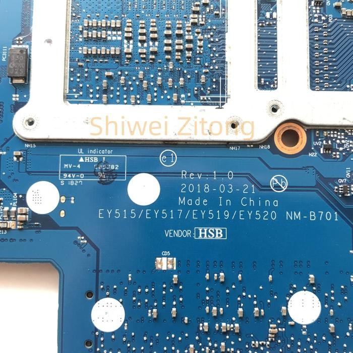 Nm-B701 Ey515 Ey517 Ey519 Ey520 For Lenovo Legion Y530-15I Y7000 Laptop Motherboard I5 I7 Cpu