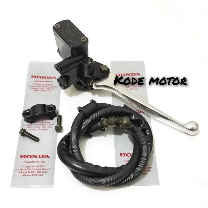 TERLARIS MASTER REM SET DEPAN+SELANG REM DEPAN HONDA BEAT KARBU,BEAT FI, BEAT E