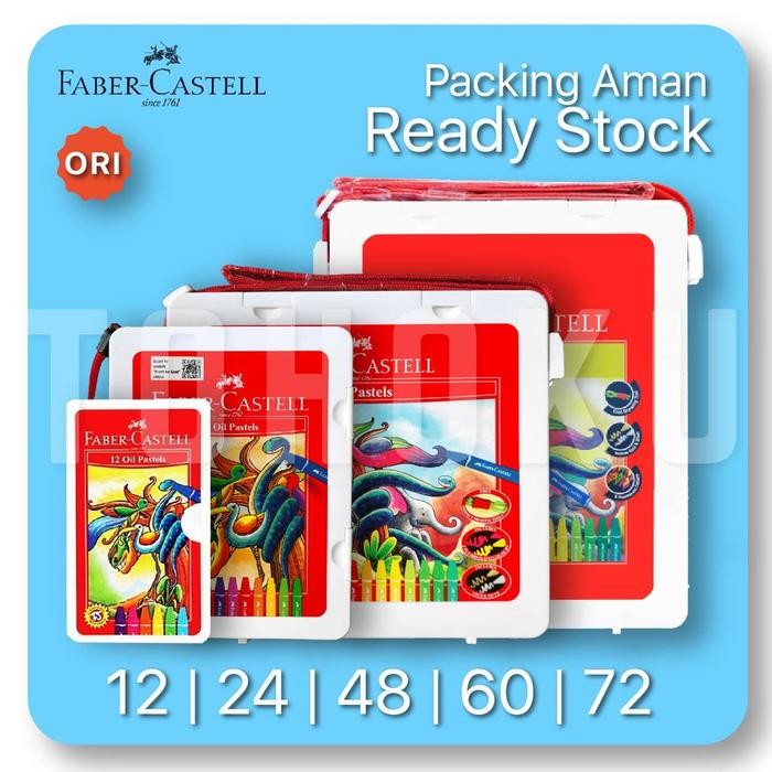 

TERBARU! Faber Castell Oil Pastel 72 - 60 - 48 - 24 -12