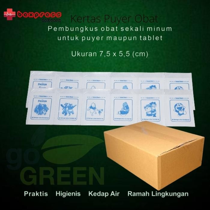 

Ready Stok kertas puyer wine pooh 1 box isi 30.000 pcs