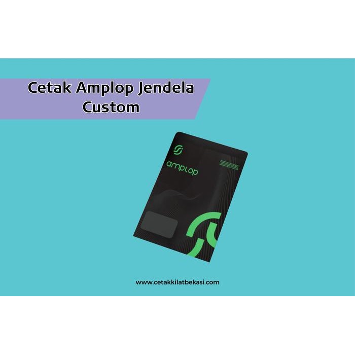 

Cetak Amplop Jendela Custom Bahan HVS / Art Paper Sesuai Kebutuhan