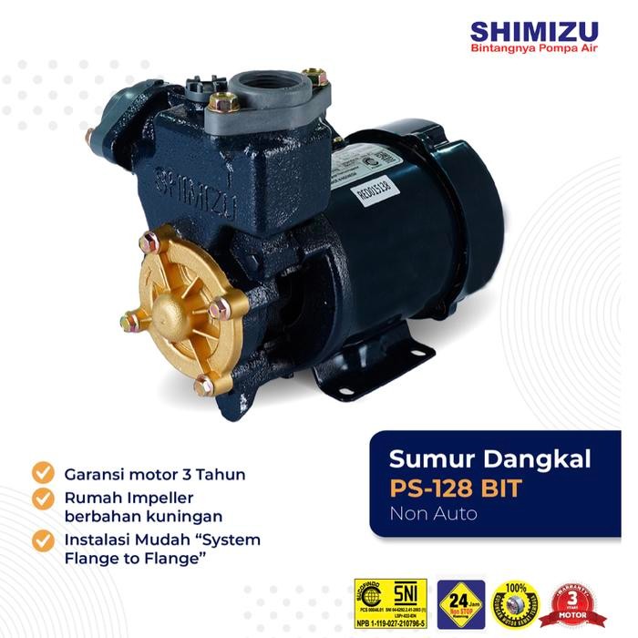 Pompa Sumur Dangkal Shimizu Ps 128 Bit Pompa Air Shimizu Ps 128 Bit Jual Pompa Shimizu Surabaya