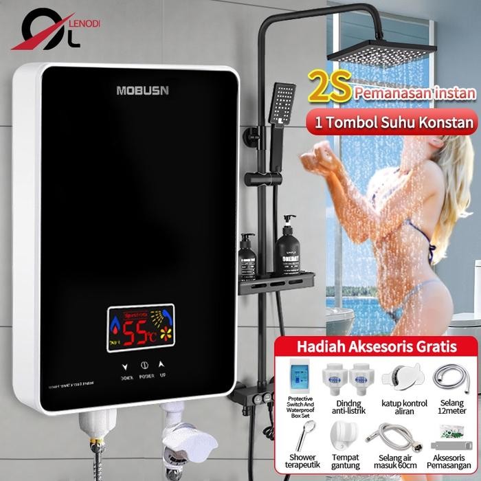 Pemanas Air Listrik Tanpa Tangki Shower Air Panas Instanpemanas Pemanas Air Listrik