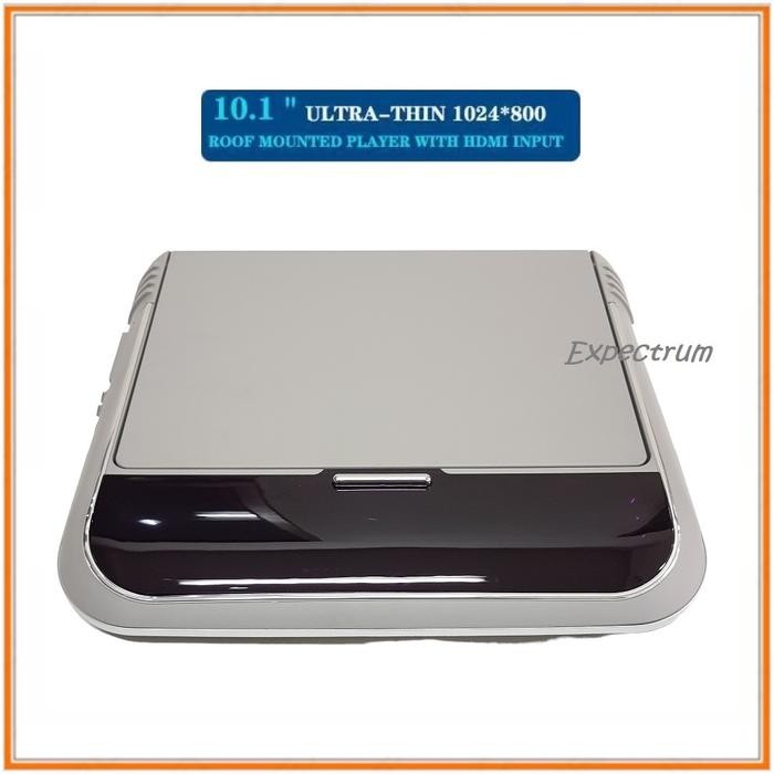 Tv plafon Mobil / Roof 10.1" IPS Screen, Universal Slim. HDMI & MMC