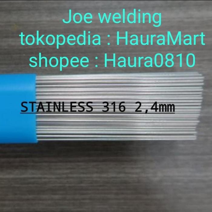 1 kg Kawat Las Argon Stainless 316 2.4mm