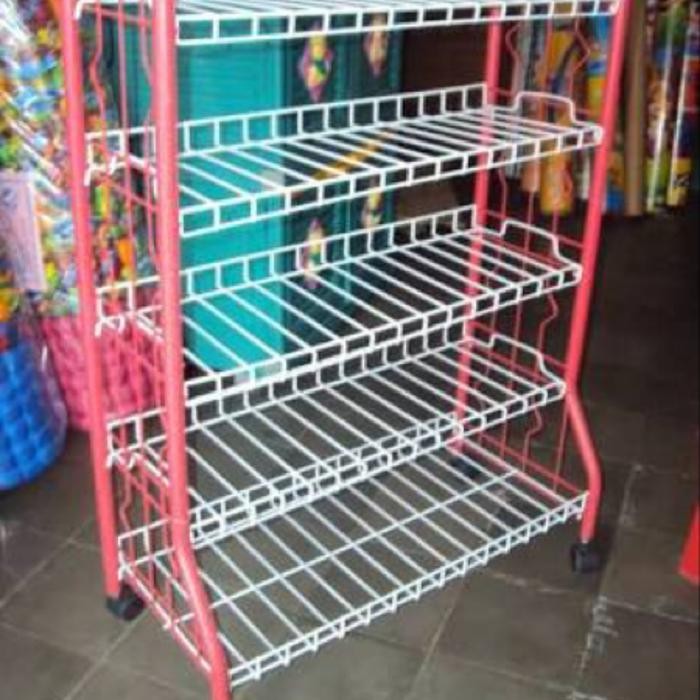 Rak Sepatu Sendal Master 5 Susun/Rak Sepatu Besi 5Susun