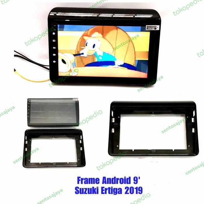Frame Head Unit Android 9 Inch Suzuki Ertiga 2019