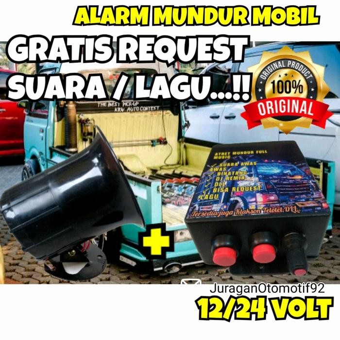 alarm mundur mp3 nada / alaram truk mobil awas awas 12/24 volt