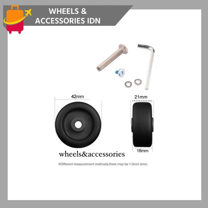 Terlaris Roda koper diameter 42mm replacement wheel American Tourister SALE