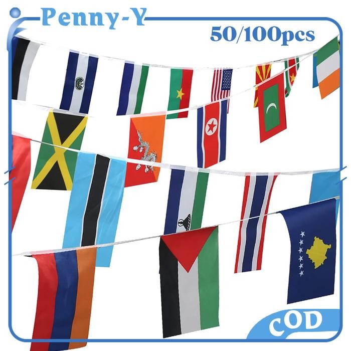 

Terlaris Bendera Renceng 100 Negara Dunia Bendera 100 Negara Untuk Dekorasi SALE