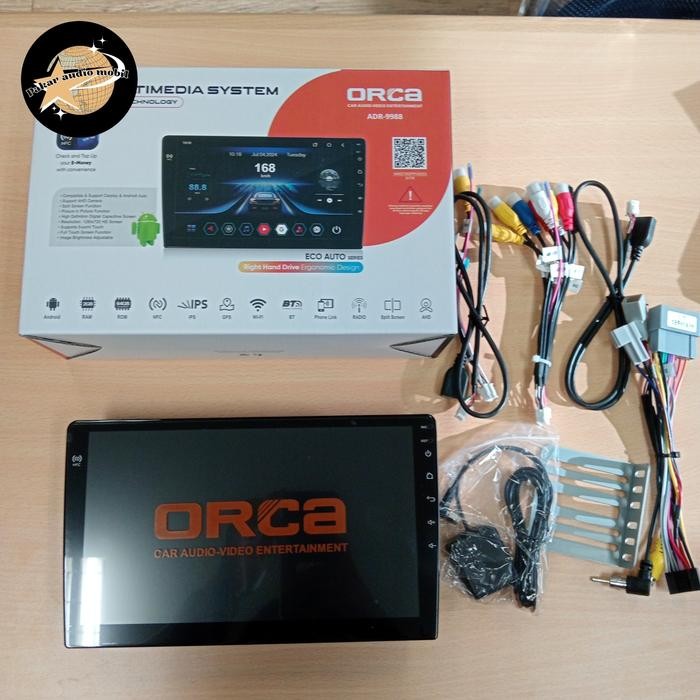 Ready Head Unit Android 10 Inch Orca Eco Auto Series Nfc / Head Unit Android Orca Nfc 10 Inch 2/64 /