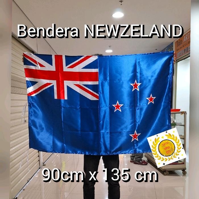 

Terlaris bendera negara NEWZELAD ukuran 90cm x 135cm SALE