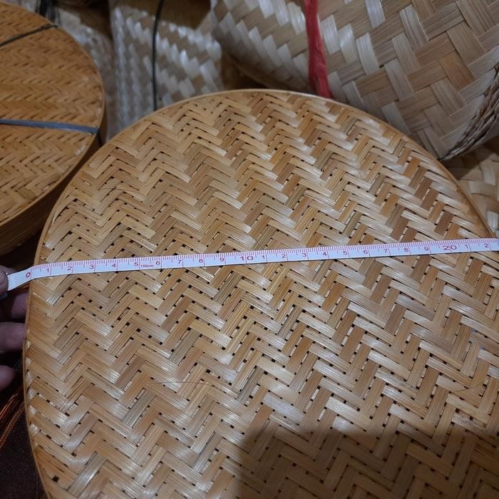 Tudung Saji Bambu/Tampah Kelambu Oval-Kecil