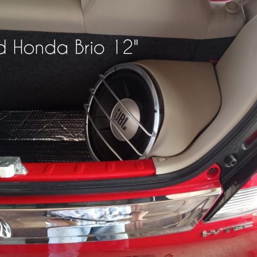 New Box Sudut Subwoofer Honda Brio 10"&12" Best Seller