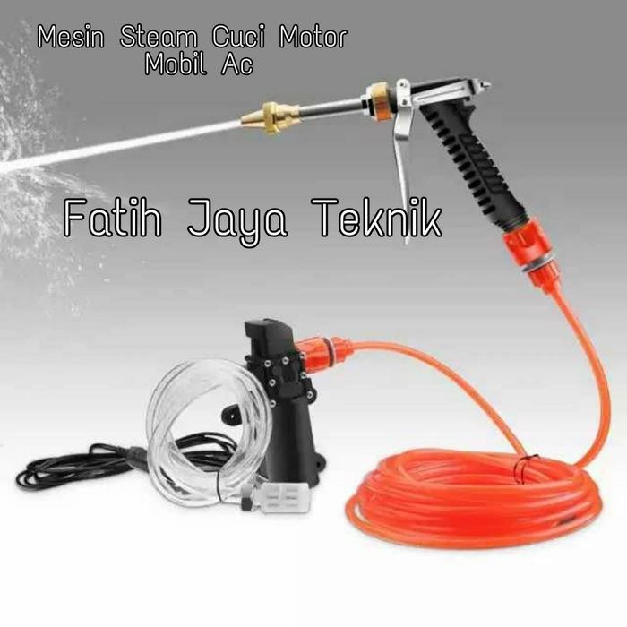 MESIN STEAM CUCI MOBIL MOTOR PAKET STEAM POWER SPRAYER PORTABLE