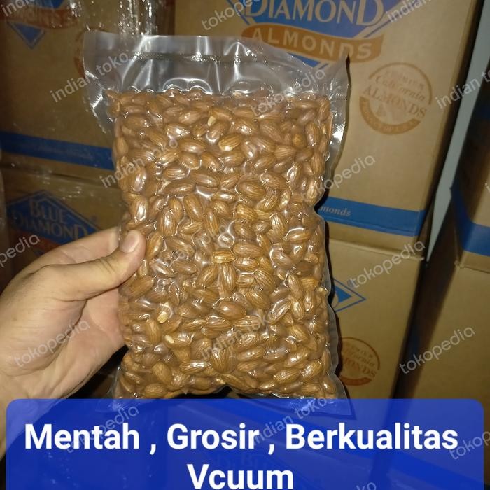 

Almond 1 Kg / Raw Almond / Almond Mentah / Berkaulitas Ready To Eat