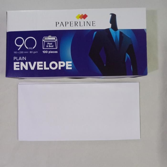 

AMPLOP PUTIH PAPERLINE PPL 90 PPS POLOS 11 X 23 CM KODE 374