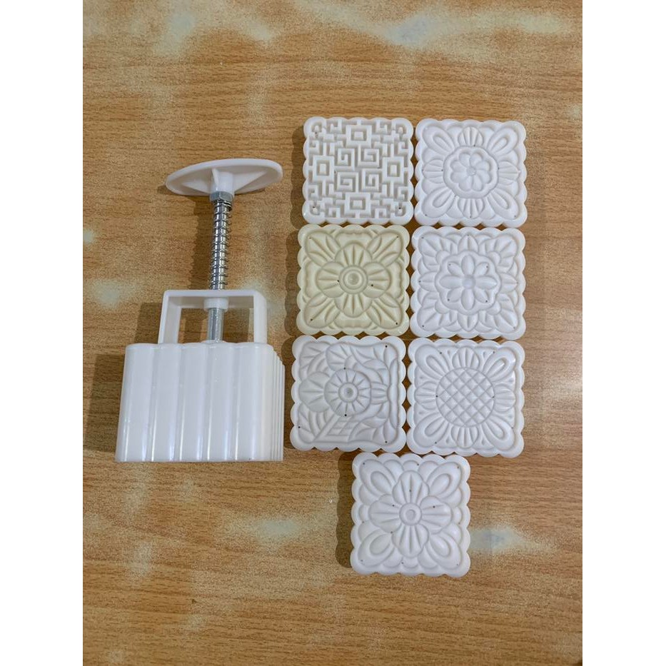 Sav Mooncake Mold 125 Gr (2) Kotak / Cetakan Kue Bulan