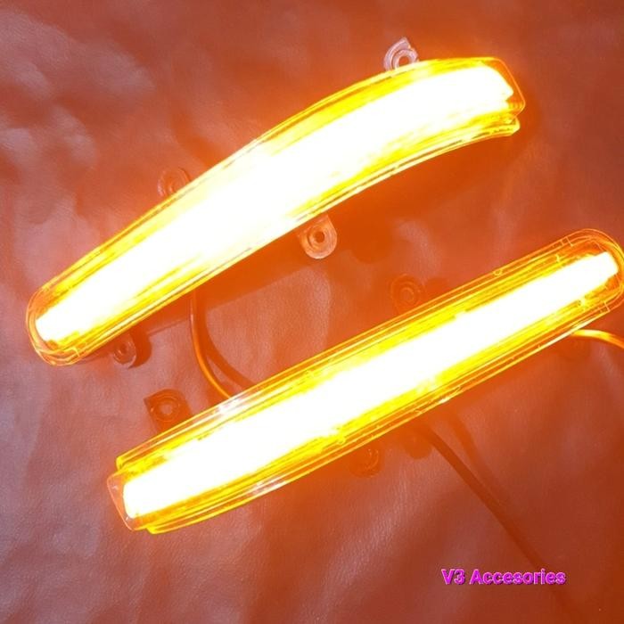 Lampu Sein Led DRL COB Running Cover Spion AVANZA INNNOVA AGYA (Set)