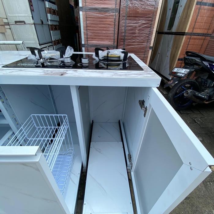 Rak kompor dapur / kitchen set dapur minimalis bahan alumunium