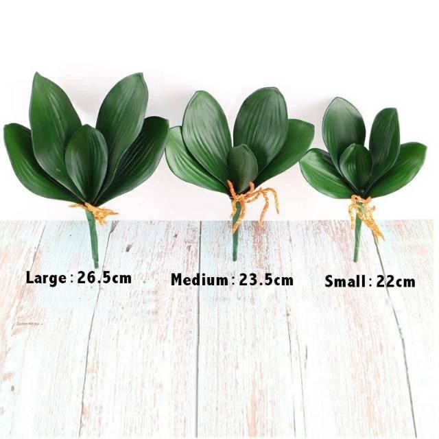 Daun Anggrek Latex / DAUN ANGGREK PALSU / DAUN ANGGREK HIAS