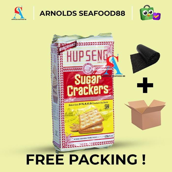 

hup seng sugar crackers 428 g / biskuit gula hup seng 428g