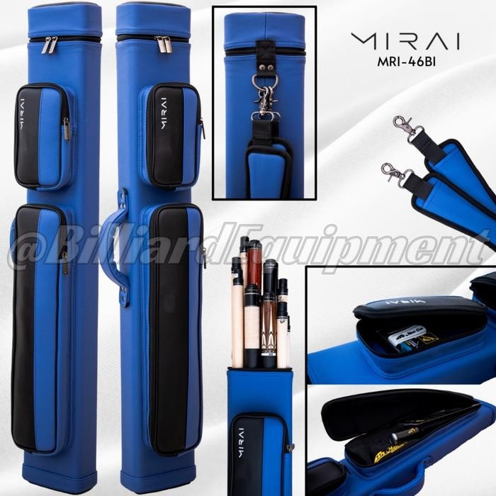 rai 4x6 - Blue Tas Billiard Cue Case Billiard