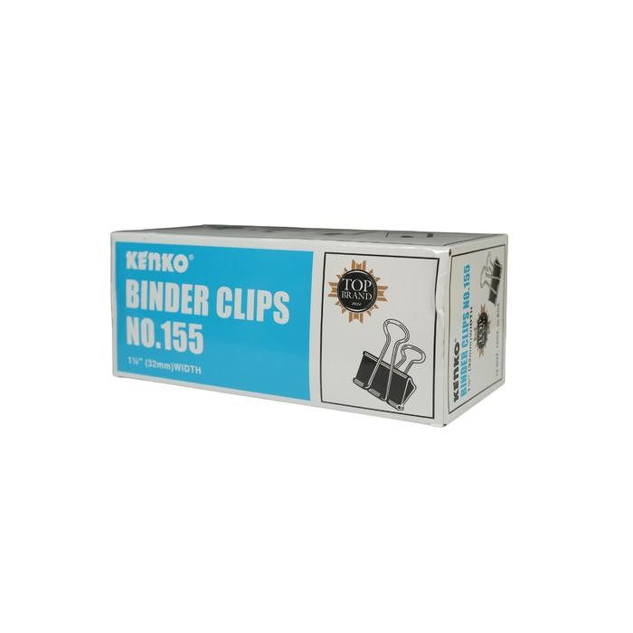 

Penjepit Kertas Dokumen KENKO Binder Clip no. 111, 155, & 200 Hitam - LUSIN