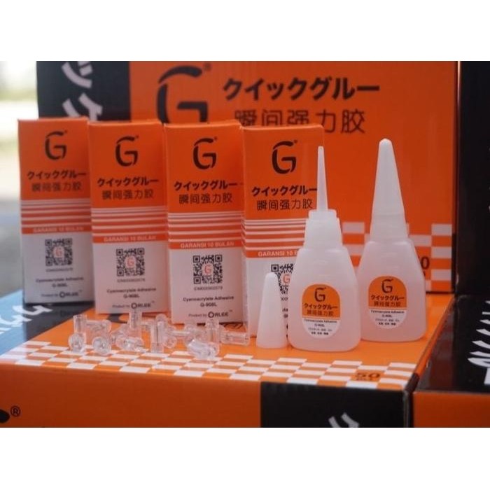 

[50 Botol / 1 Box] - Lem G - LEM KOREA - produksi ORLEE - lem cina