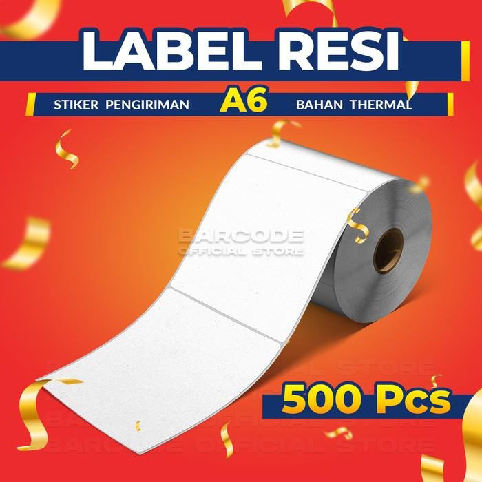

Label Sticker Thermal Barcode Cargo 100mm x 150mm (1 Line) Isi 500 Pcs