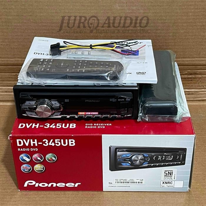 Promo Pioneer Dvh-345Ub Single Din Dvd Player Usb Aux Dolby Digital Best Quality