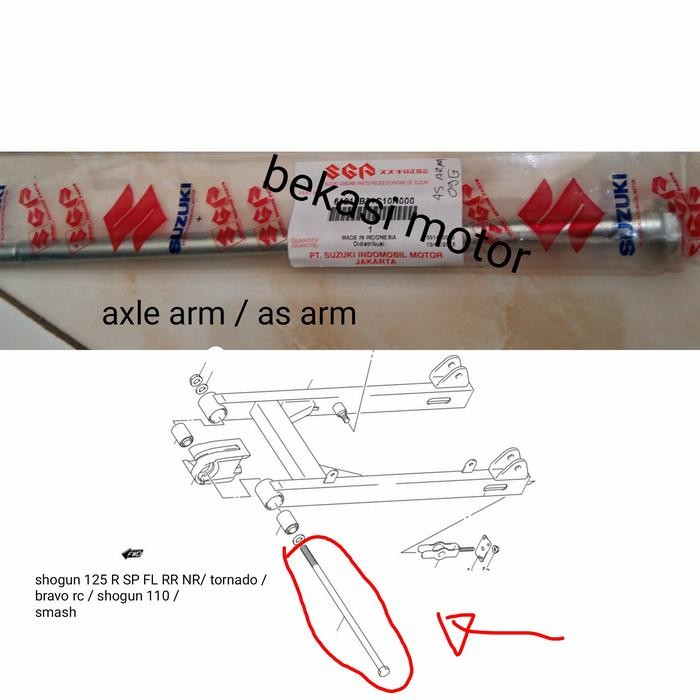 READY AXEL AS ARM SUZUKI SHOGUN 125 R SP OLD LAMA TORNADO BRAVO RC SMASH ORI