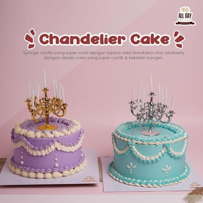 

Kue Ulang Tahun / Wedding / Anniversary Chandelier Birthday Cake