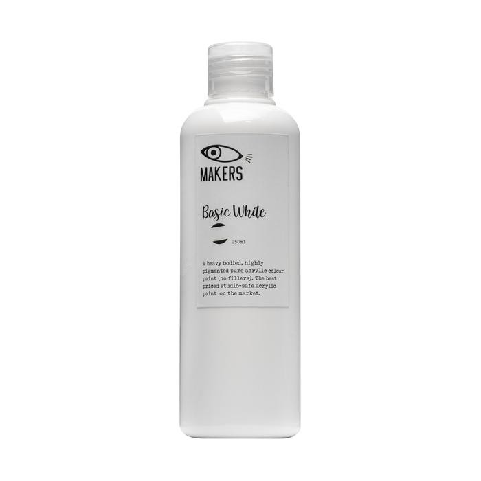 

Basic White Acrylic Paint 250ml by MAKERS