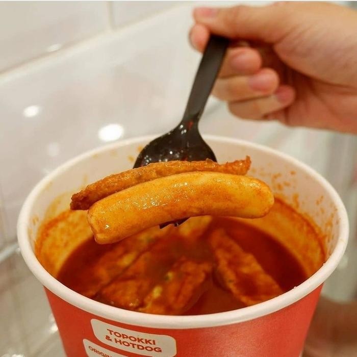 

Kado Mini Hadiah Gift Set Valentine Snack Topokki + Choco Hotdog