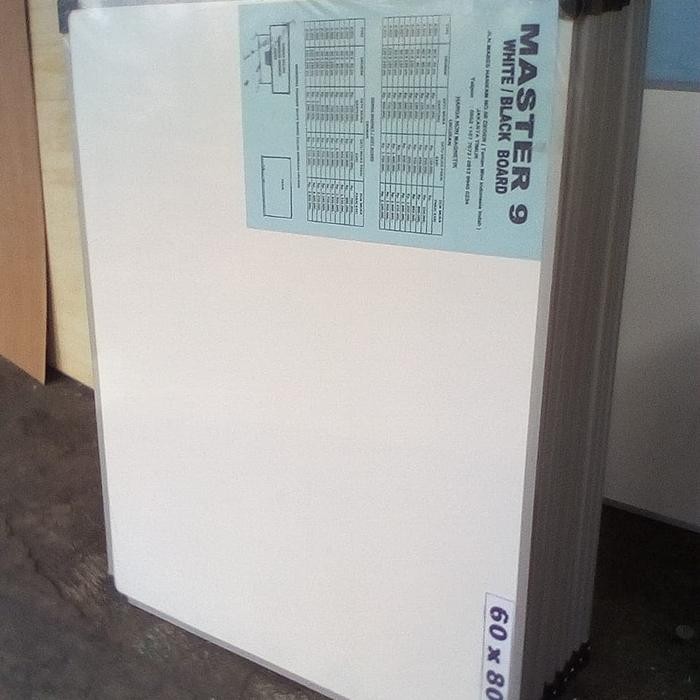 

white board non magnetik ukuran 60x80 cm