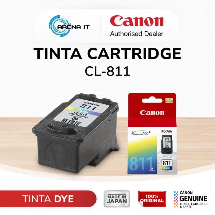 

Tinta Original Canon 811 Color CL811 - Tinta Canon iP2770 MP258 MP287 MP496 MP497 MX366 - Tinta