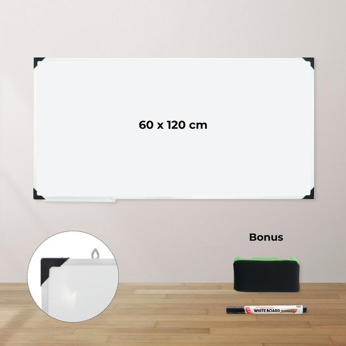 

papan tulis - whiteboard - papan board 60 x 120