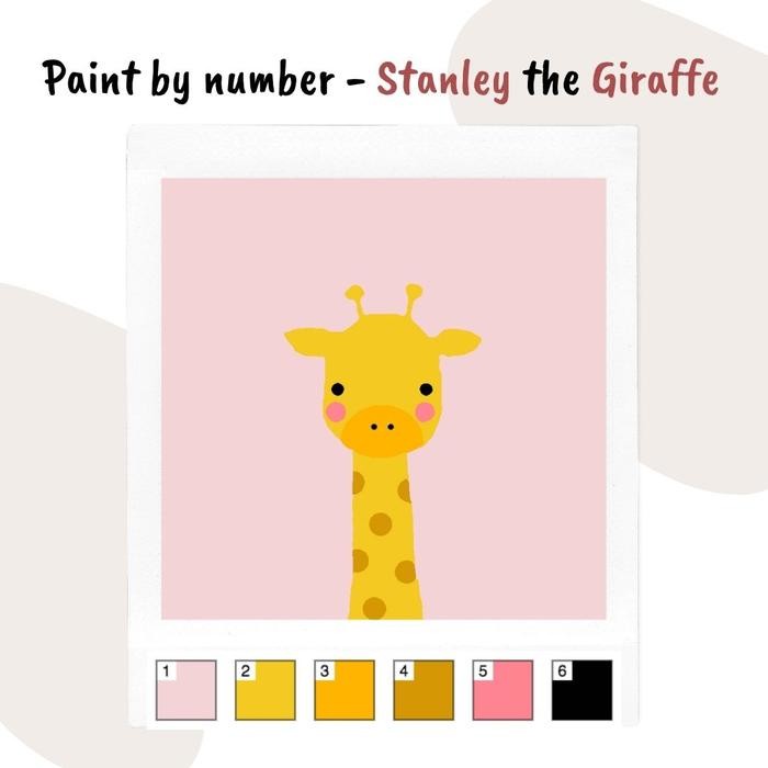 

Kids Paint by Number Kit - Stanley the Giraffe