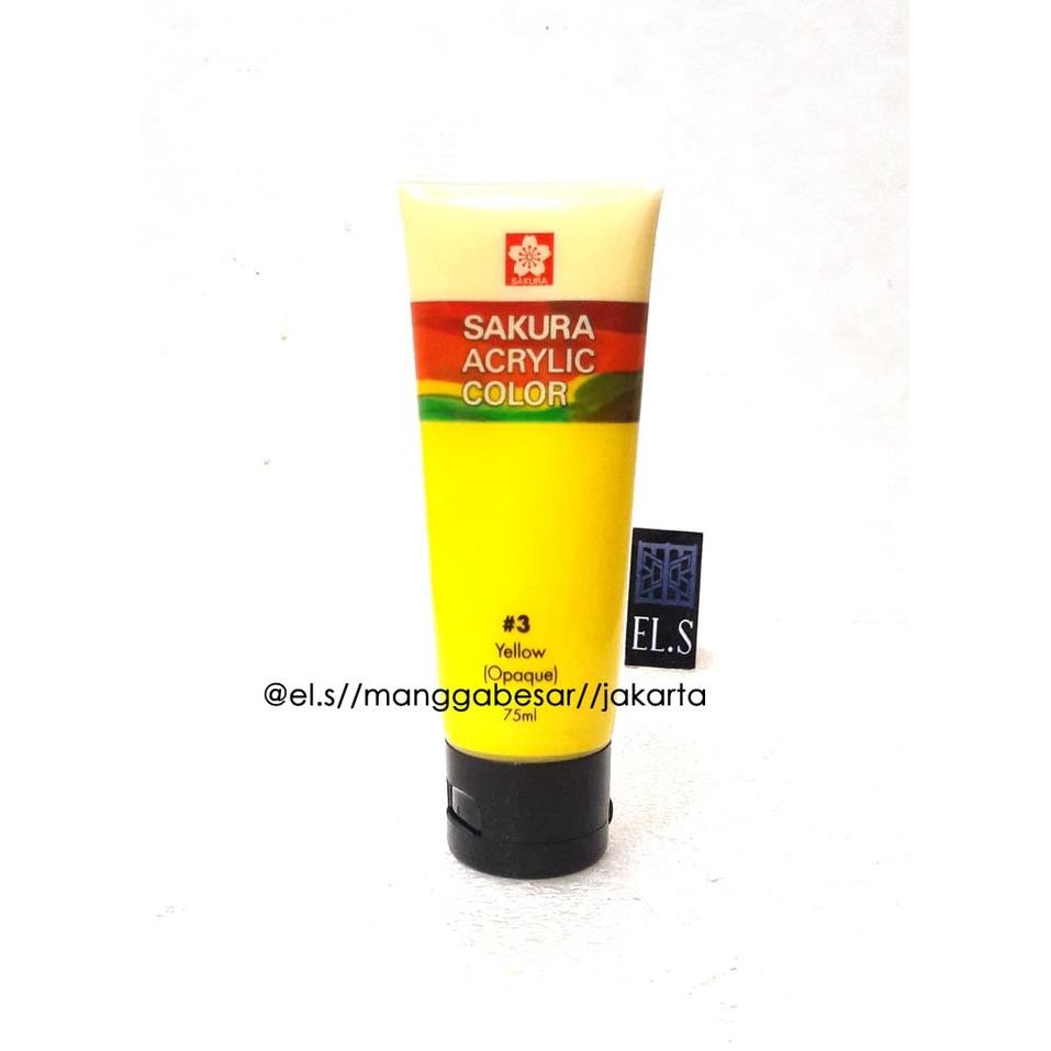 

Sakura Acrylic Paint Yellow ( Cat Acrylic )