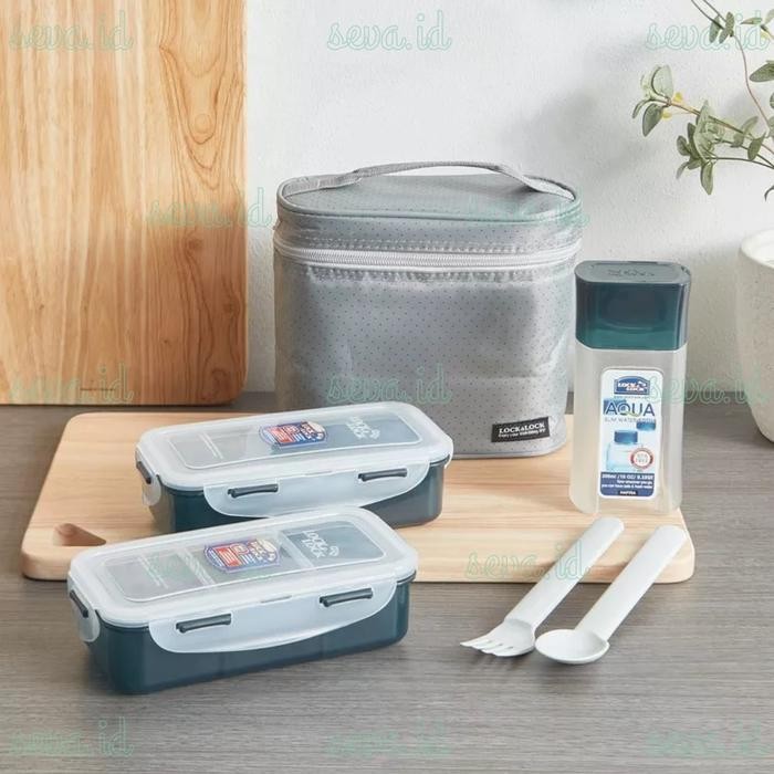 Lock & lock 2Piece lunch bag Lock & lock 3Piece lunch bag Lock n Lock