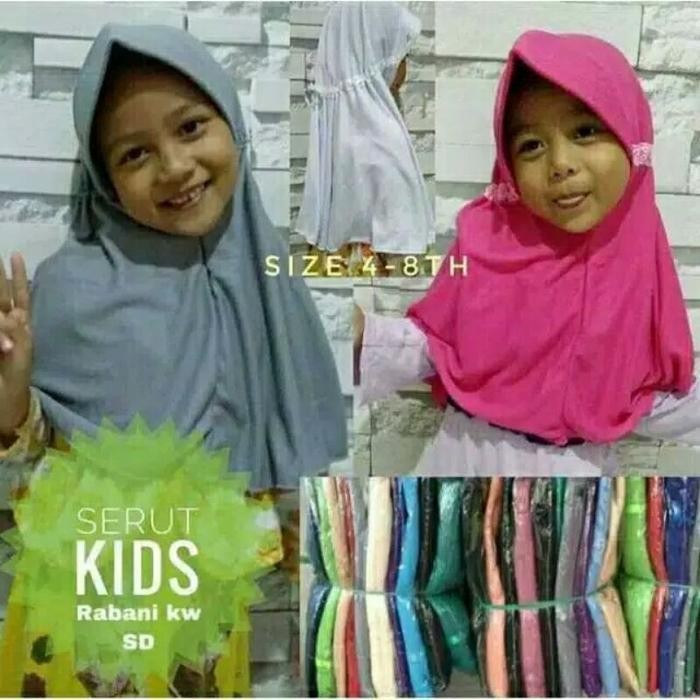 (Expert) Hijab Rabbani KW / Kerudung anak sekolah Tk Sd