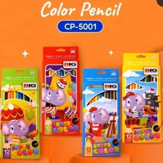

PENSIL WARNA BIG 12 WARNA PANJANG CP-5001