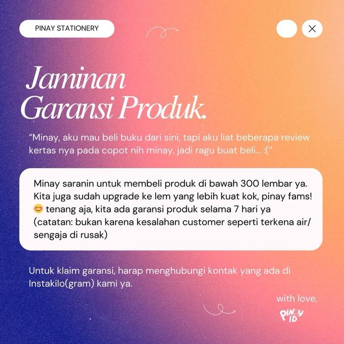 

PINAY [READY] F4 Buku Folio Composition Book VOL #1 Hardcover Lembar Hitam, Pink, Biru, Maroon