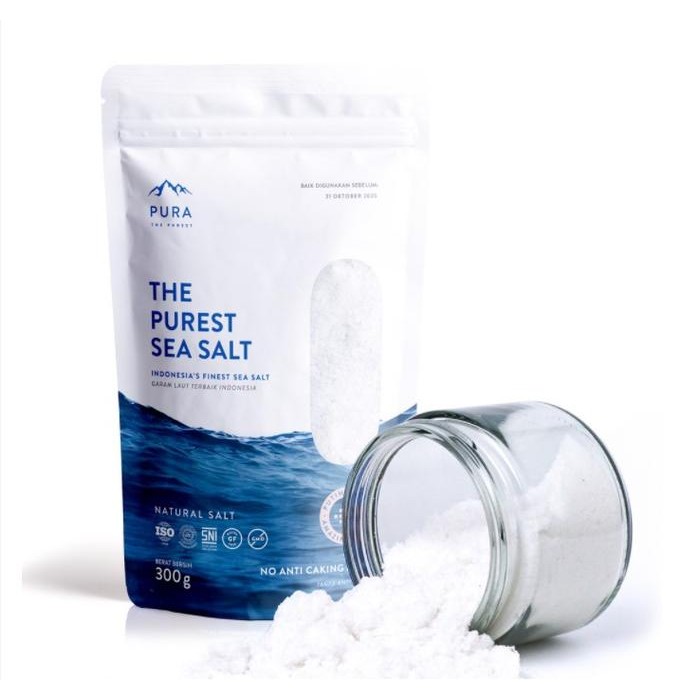 

FyZ PURA PUREST SEA SALT 300g FINE - Garam Laut Natural Halus