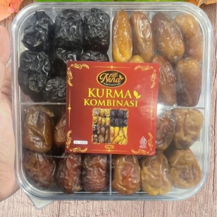 

Glx Paket Kurma Kombinasi Organik / Kurma Mix ( Ajwa Sukari Ruthob Tunisia Yaman ) 700g / Hamper