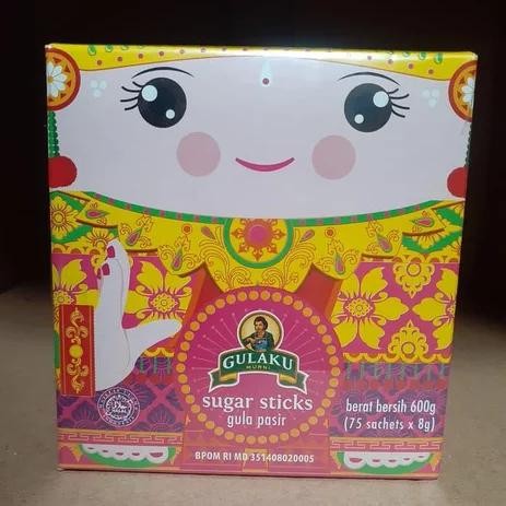 

FyZ gulaku stick pack bali isi 75 sachet 600gr sugar